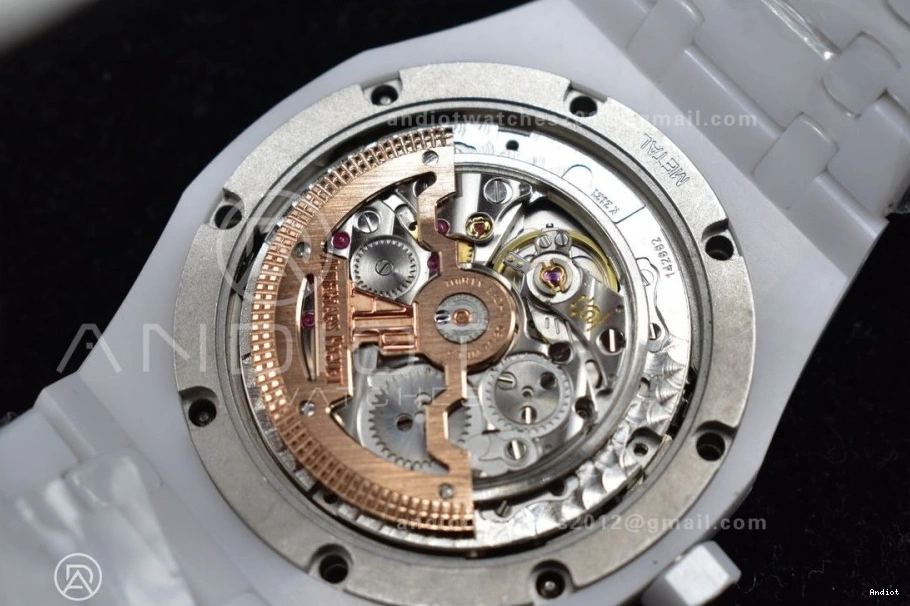 on Bracelet Best APSF Edition Oak Ceramic White Perpetual Ceramic A5134 Royal 26579cb Calendar 1207